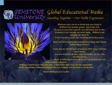 Tablet Screenshot of gemstoneuniversity.org